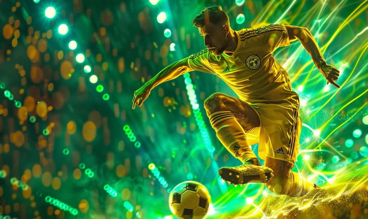 Pemandangan seru pertandingan sepak bola Indonesia dengan sorak penonton